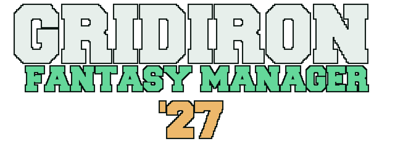 Gridiron Fantasy Manager ’27 game logo